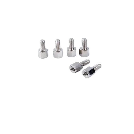 4 40 سداسي، فولاذ، مطلي بالنيكل 