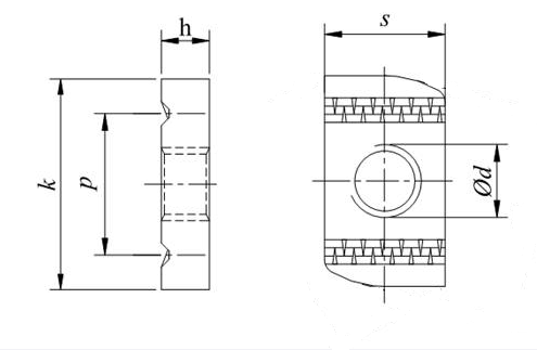 صواميل قناة الدعامة 